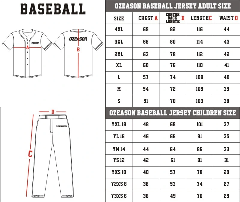 Personalized Custom Retro Striped Baseball Uniform Sublimation Baseball Jersey