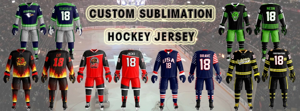 Men Clothing Sublimation Hockey Training Wear Custom Hockey Uniform