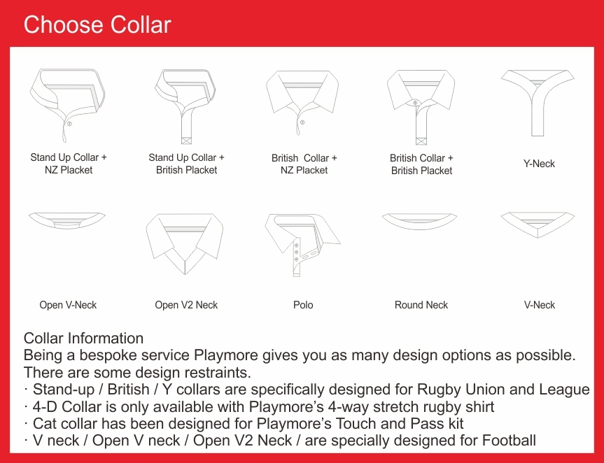 Cusotm Kits Rugby Wear Uniform