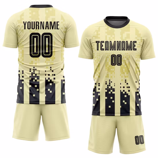 最新のデザインのクラブ チーム ジャージ卸売カスタム ロゴ プロフェッショナル昇華サッカー ユニフォーム
